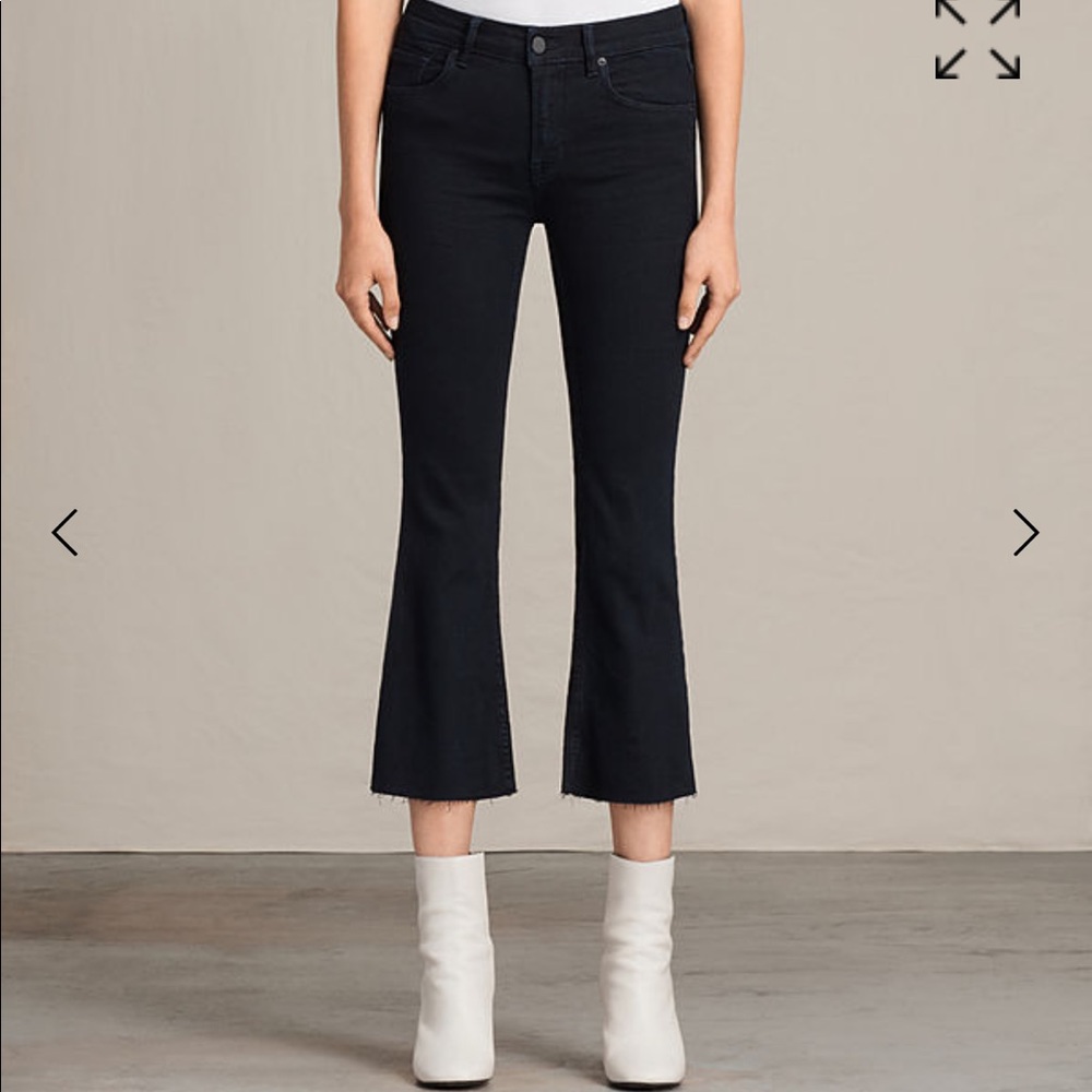 All Saints cropped denim ❤️